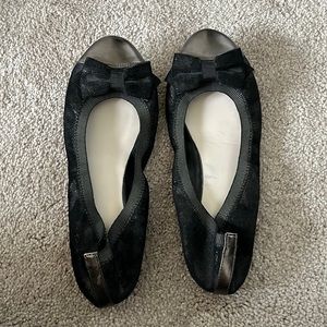 Cole Haan black ballet flats size 9